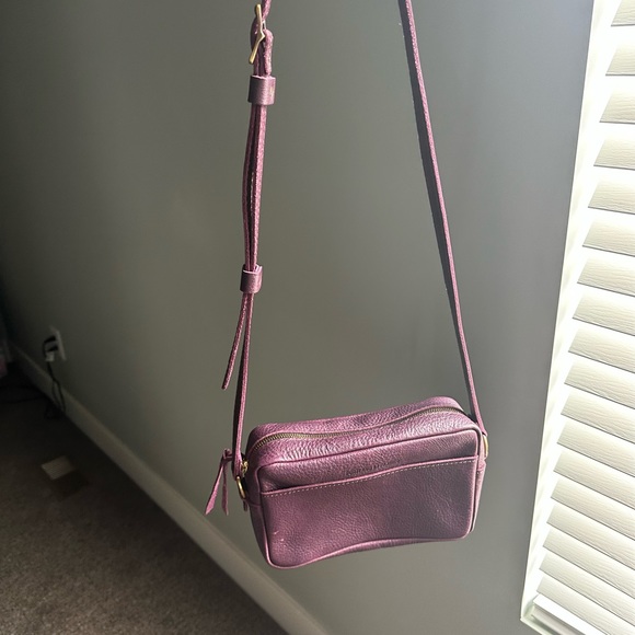 Portland leather good toaster in plum - Picture 6 of 8